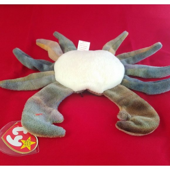 Claude the Crab - Rare Original TY Beanie Babies Collection- Vintage 1996 #4083 - Picture 2 of 10